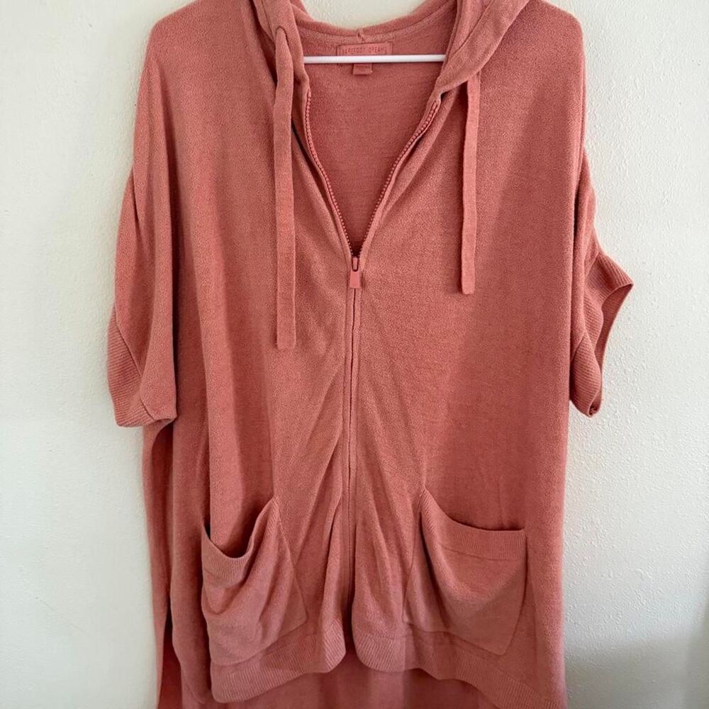Barefoot Dreams Zip Up Cardigan